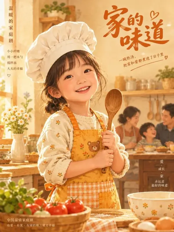 短剧《佳期的奇幻厨房》封面图